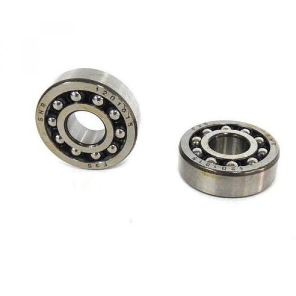 LOT OF 2 NEW SNR 1201G15 BALL BEARINGS SELF ALIGNING DOUBLE ROW #2 image