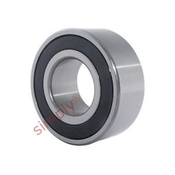 43042RS Budget Sealed Double Row Deep Groove Ball Bearing 20x52x21mm #1 image