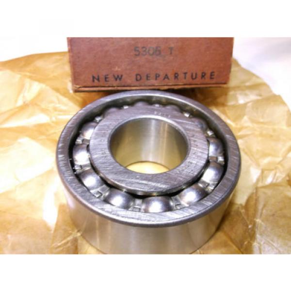 New Departure Bearing  5306-T  Double Row  Ball Bearing   NOS  New In Box #1 image