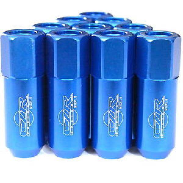 16PC CZRracing BLUE EXTENDED SLIM TUNER LUG NUTS LUGS WHEELS/RIMS FITS:SCION #1 image