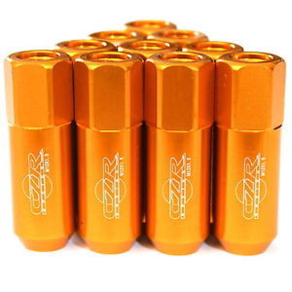 16PC CZRracing GOLD EXTENDED SLIM TUNER LUG NUTS LUGS WHEELS/RIMS FITS:SCION #1 image