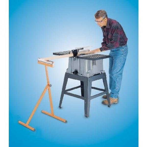 Adjustable Roller Stand Miter Table Saw Extension Support Sawhorse Power Tools #2 image