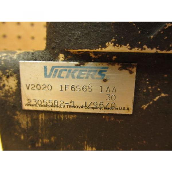 Vickers V2020 1F6S6S 1AA 30 Hydraulic Double Vane 23055821 Pump #2 image