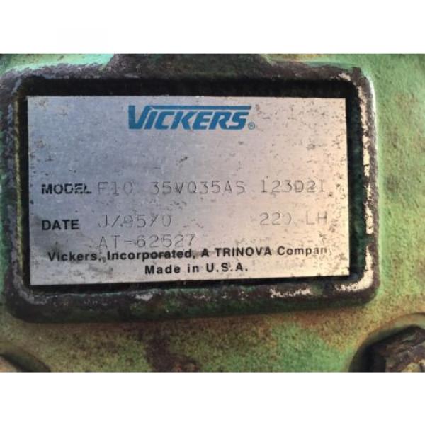 Vickers hydraulic pump Pump #1 image
