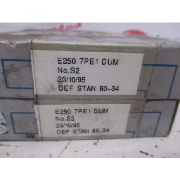 SNFA E250 7PE1 DUM Super Precision Bearing (Pair) Unused #2 image