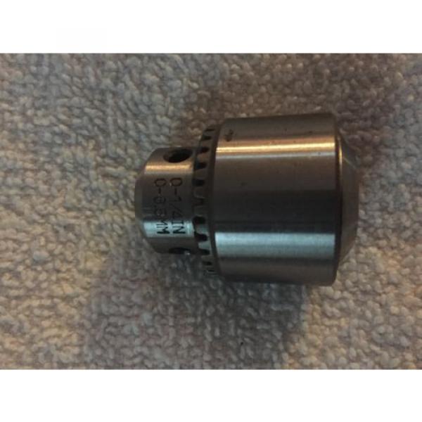 Drill Chuck3/8-24, 0.0394 to 1/4 Inch Capacity, Threaded Mount, Plain Bearing Dr #1 image