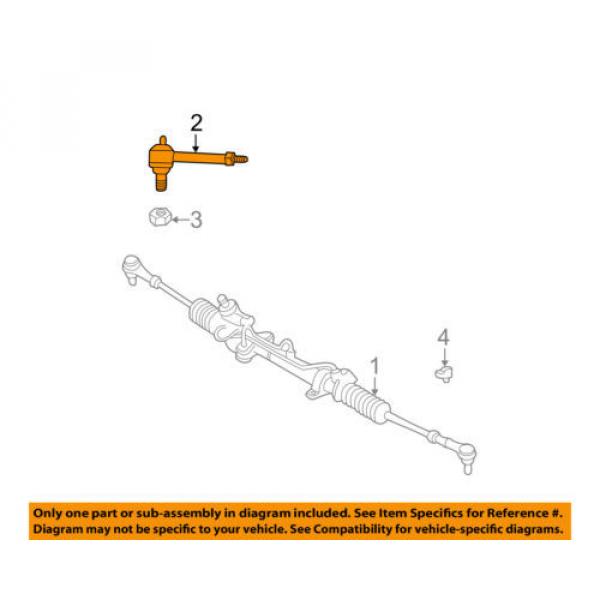 CHRYSLER OEM Steering Gear-Outer Tie Rod End 4762861AA #1 image