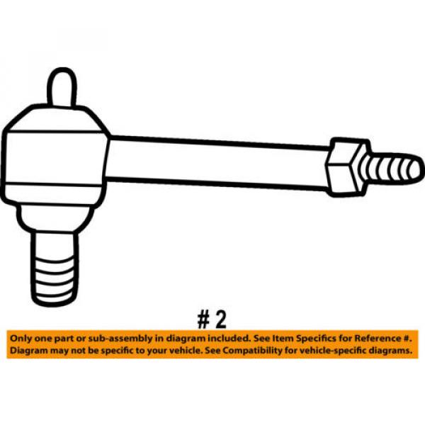 CHRYSLER OEM Steering Gear-Outer Tie Rod End 4762861AA #2 image