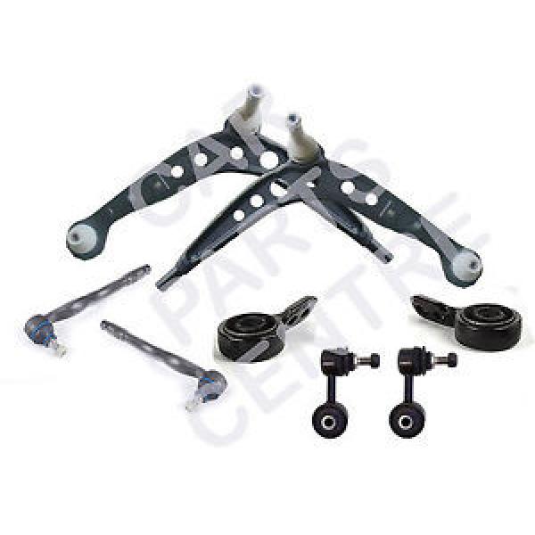FOR BMW E36 2 FRONT LOWER WISHBONE ARMS REAR BUSHES LINKS TRACK TIE ROD ENDS END #1 image