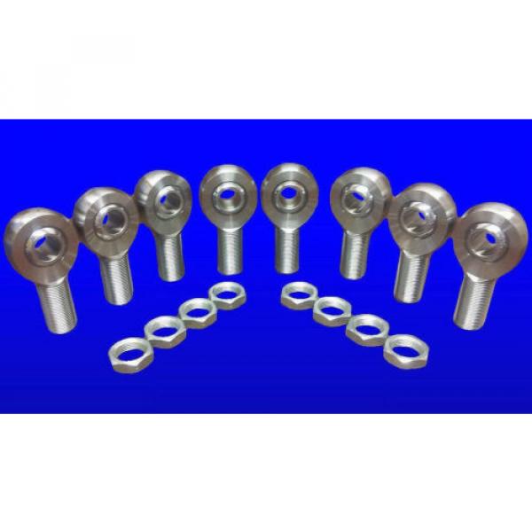 4-Link 1-1/4&#034; x 1&#034; Bore, Chromoly Rod End /Heim Joint, With Jam Nuts (1.25-1.00) #4 image