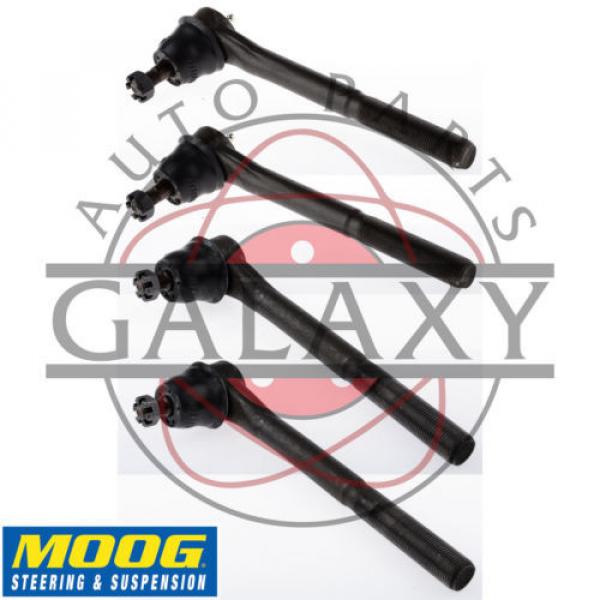 Moog New Inner &amp; Outer Tie Rod End PairS For Blazer Hombre Jimmy S10 Sonom 2WD #1 image