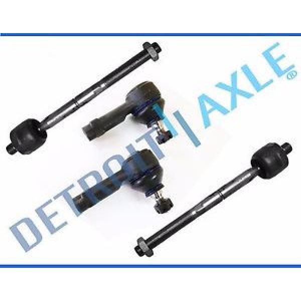 NEW 4pc Inner and Outer Tie Rod End Kit for Dodge Plymouth Colt Eagle Mitsubishi #1 image