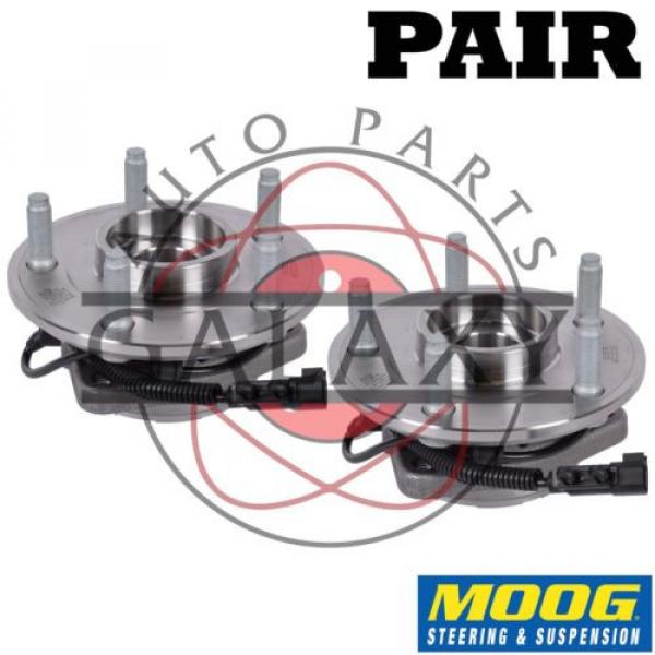 Moog Replacement New Front Wheel  Hub Bearing Pair For Jeep Wrangler 07-13 4WD #1 image