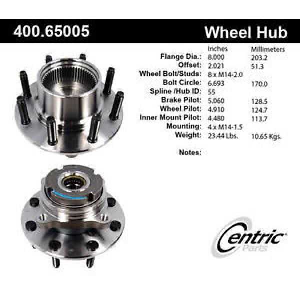 Axle Wheel Bearing And Hub Assembly Front fits 99-00 Ford F-350 Super Duty #1 image
