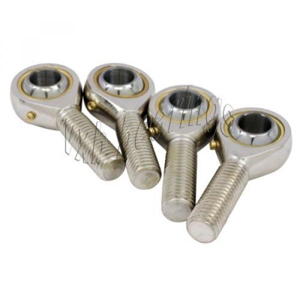 4 Male 12mm Threaded Rod End Tie Bearings Link Joint #1 image