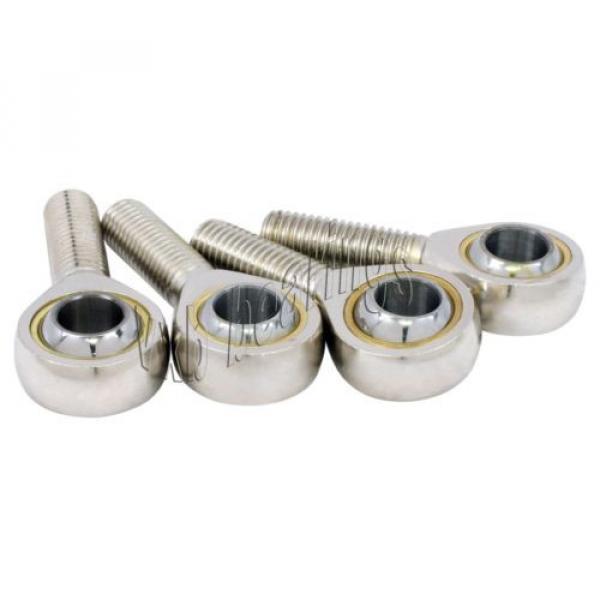 4 Male 12mm Threaded Rod End Tie Bearings Link Joint #4 image