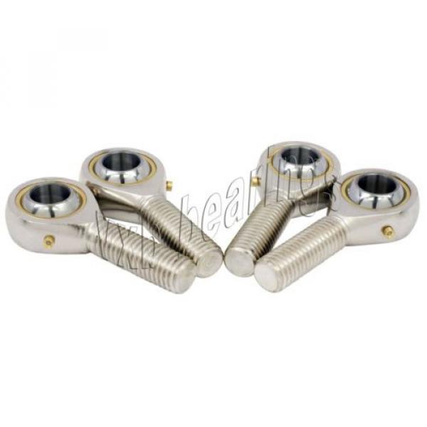 4 Male 12mm Threaded Rod End Tie Bearings Link Joint #5 image