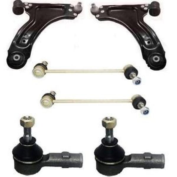 2 VAUXHALL CORSA C LOWER WISHBONE SUSPENSION ARMS LINKS TRACK ROD ENDS #1 image