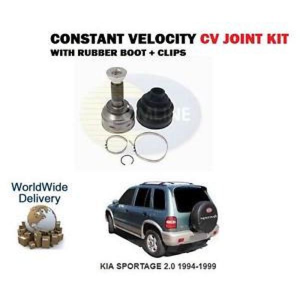 FOR KIA SPORTAGE 2.0 4WD FE 1995-1999 OUTER CONSTANT VELOCITY CV JOINT + BOOT #1 image